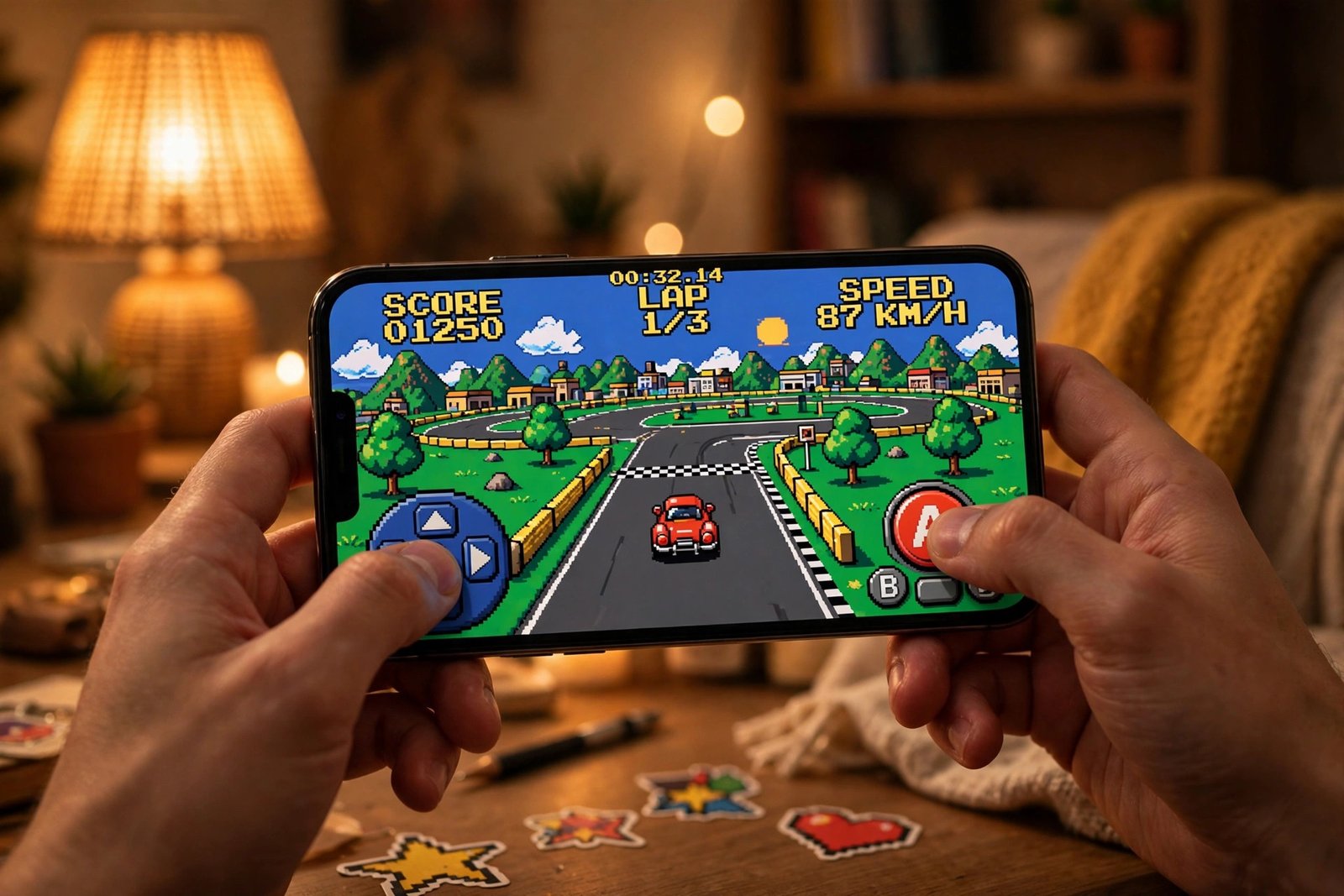playing retro games on an iPhone with an emulator app